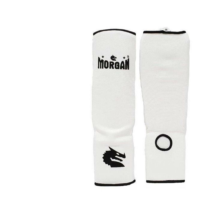 Morgan Elastic Shin & Instep Protectors[white Small]