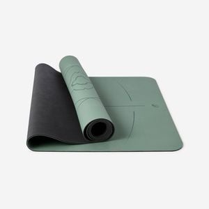 Decathlon | 4 Mm Thick Ultra Grippy Dynamic Yoga Mat - Green - One Size