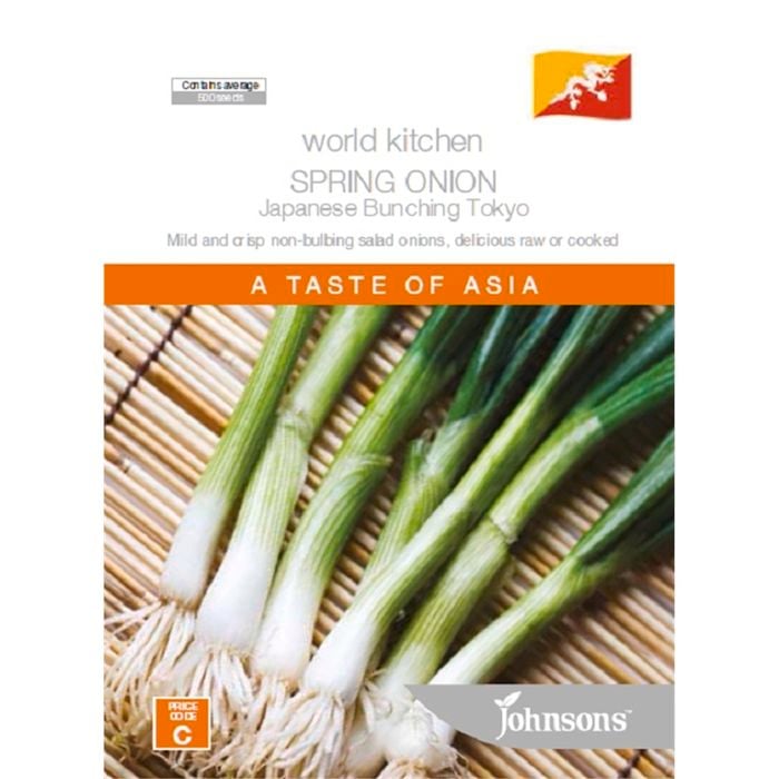 Johnsons Seed Spring Onion Japanese Bunching Tokyo World Kitchen