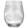 Ladelle Mossman Clear Etched Set Of 4 Tumblers