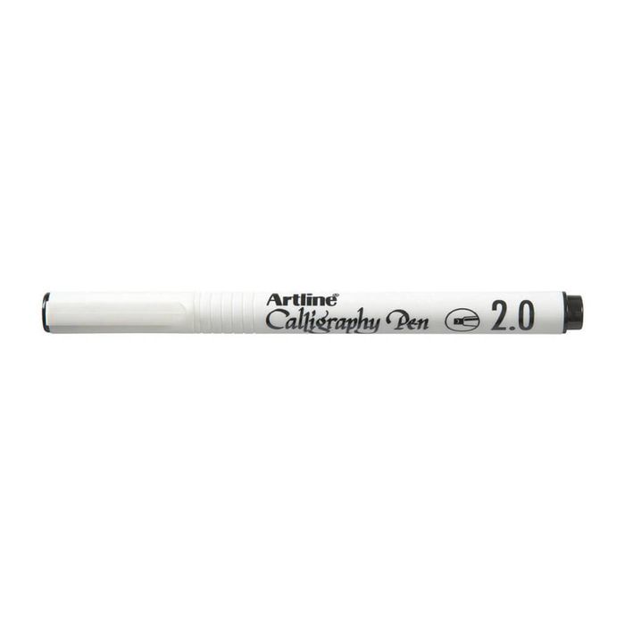 Artline Calligraphy Pen 12pcs (Black) (2.0mm)