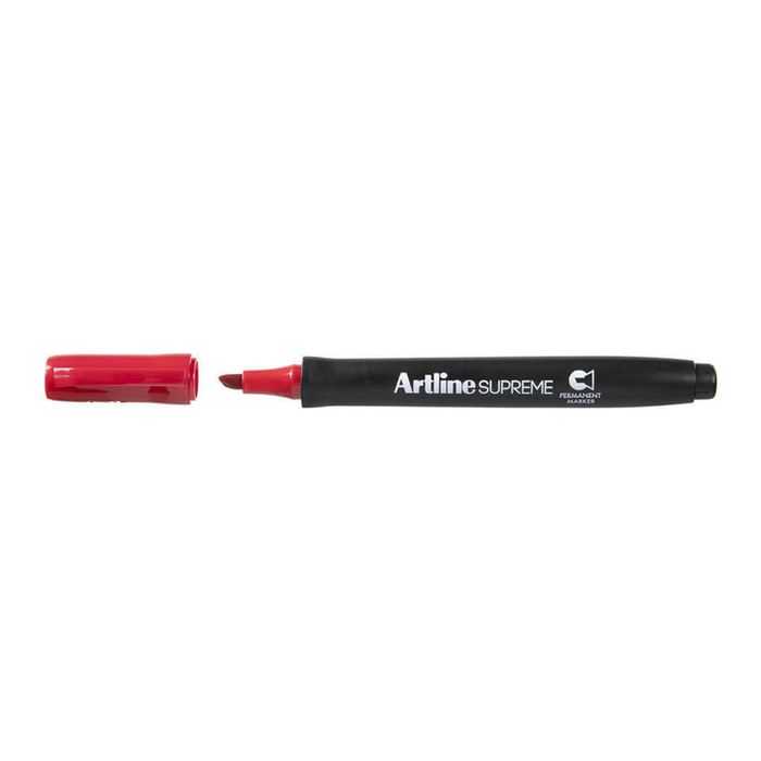 Artline Supreme 2.5mm Chisel Tip Marker 12pcs (Red)