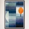 Galrie Paul Klee Autumn Moon Abstract Art Print for Modern Home Decor, Black Frame, A0 84 x 119cm (33 x 47inch)
