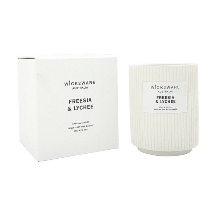 More Than Party Luxury Soy Wax Candle Home Fragrance Freesia Lychee 350g