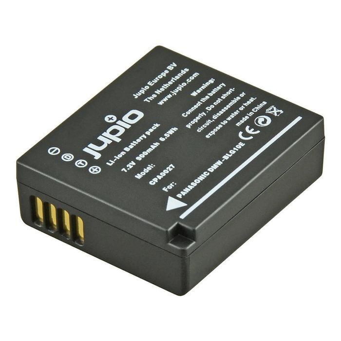 Jupio Li-Ion 7.2V 900mAh Rechargeable Battery For Panasonic DMW-BLG10E Cam
