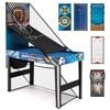 Costway 10in1 Game Table Set w/Table Tennis Basketball Soccer Hockey Darts