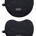 Savannah Safe & Snug Oven Mitts 2pcs Set Black 24x19x1.5cm