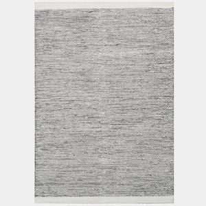 Handwoven Boondi Wool Rug-Ivory/Black-190x280cm