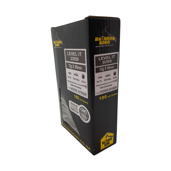Building King Ruspert Level It Screws - 100 Pack