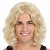 S WAVY WIG Curly Long Hair Disco Punk Rock Party Costume 60s 70s Blonde