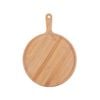 SOGA 9 inch Blonde Round Wooden Tray