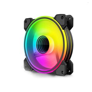 COOLMOON ARGB Snow Mirror 120mm PWM fan black