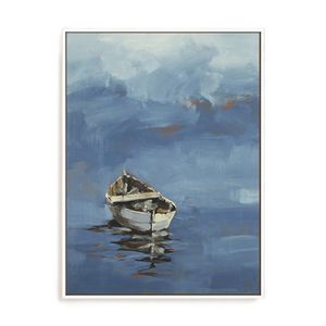 Artey | Set Sail 7 - Framed Canvas - White Frame - 112 x 150cm