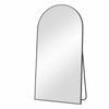 OAKORY 198x96cm Arched Full Length Mirror Full Body Black
