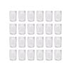 Argon Tableware 380ml Glass Jam Jars With No Lids - Set Of 24 Empty Screw Top Kitchen Storage Preserving Jar