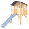 Lifespan Kids Burleigh Cubby House with 2.2m Pastel Blue Slide