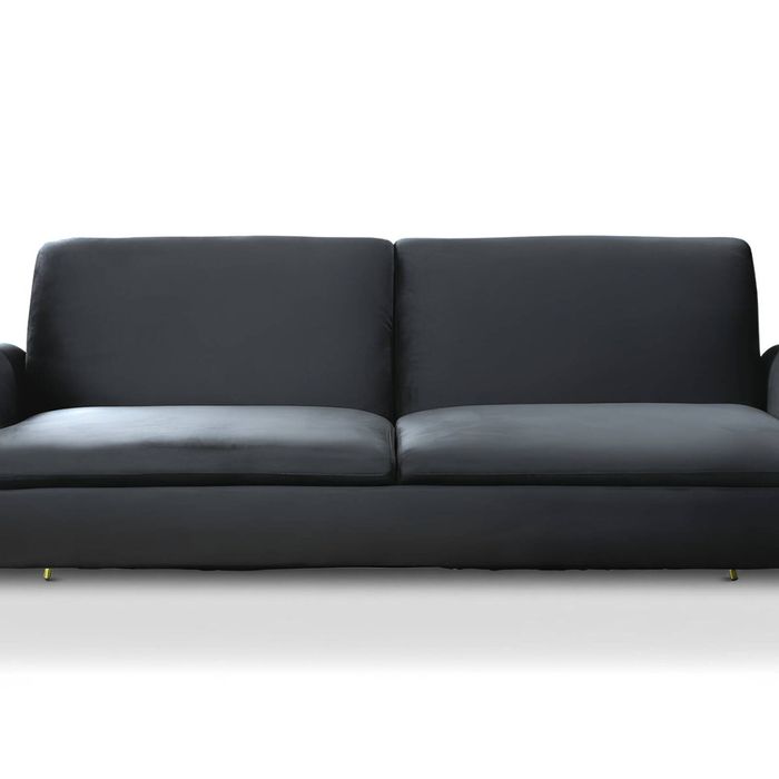 Gyllene Velvet Sofa Bed - Black