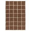 Loopsie-230cm X 160cm-kigali Brown Grid Cotton Rug