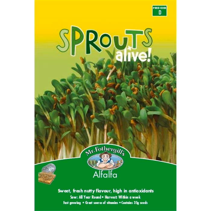 Mr Fothergill's Alfalfa Sprouts Alive Seeds