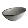 Olympia Mineral Sloping Bowls Porcelain Textured Grey Finish 135mm Pack Of 6