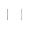 2PK Impact Merch Wooden Magnetic Hangers 25x92cm - Natural Boxed