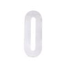 Sandleford 175mm White Self Adhesive Wheelie Bin Number 0 - 0