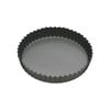 Mastercraft 20cm Heavy Loose Base Non-Stick Round Flan Quiche Pan - Black