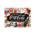 Nostalgic-Art Small Sign Coca-Cola Collage