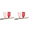 2x 2pc Urban Products Kinkora Flower Clip Vases Light