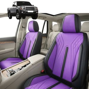 Australian Goose Front Seat Covers for Ford Ranger 2006 - 2011 (PJ/PK) - PU Leather, Purple (2pc)