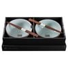 Omotenashi Sori Kinnsaibotan Set of 2 Donburi Bowls & Chopsticks