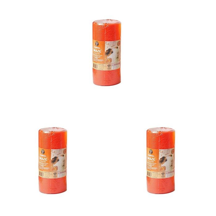 3PK Dudley's World Of Pets 78cm Small Animal Fun Tunnel Assorted