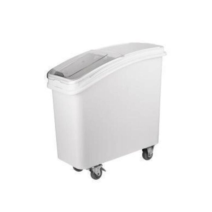 Caterax Ingredient Bin 102 Litre On Castors White 749x394x711mm