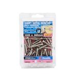 Zenith 10G x 32mm Stainless Steel Countersunk Head Sheet Metal Screws - 50 Pack
