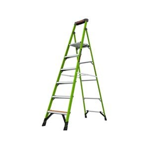 TUFF-N-LITE 150kg 6 step Fibreglass Platform Ladder 