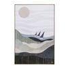 LVD Framed 60x90cm Canvas/Resin On Watch Wall Art Display