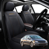 Car Seat Cover for Honda Civic 2012 - 2016 (Sedan, 9th Gen) - Black-Front Only