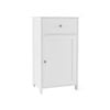 Costway Kitchen Cupboard Storage Cabinet Laundry Sideboard White