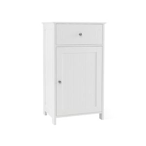 Costway Kitchen Cupboard Storage Cabinet Laundry Sideboard White