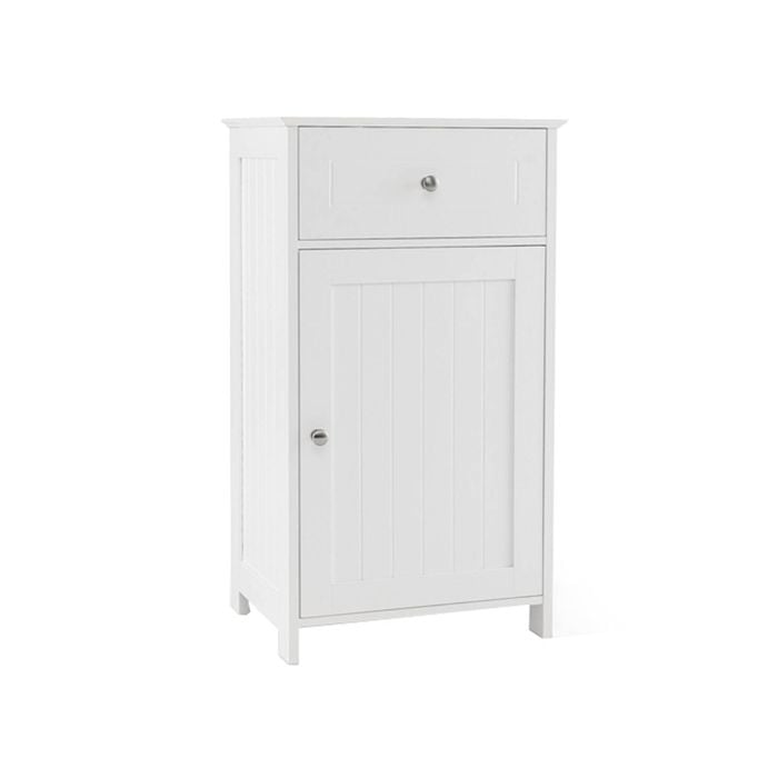Costway Kitchen Cupboard Storage Cabinet Laundry Sideboard White