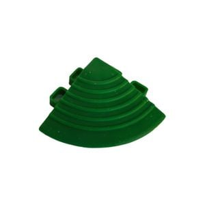 Dream Garages Australia Interlocking Garage Floor Tile Corner - Green - 1 Piece