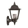 Brilliant Lighting 240V Black Tamar Exterior Coach Wall Light