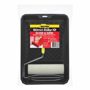 UNi-PRO 180mm Enamel Paint Roller Kit 5mm Nap