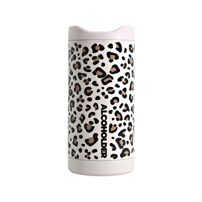 SlimZero Slim Can Cooler 330/355ml Leopard Print