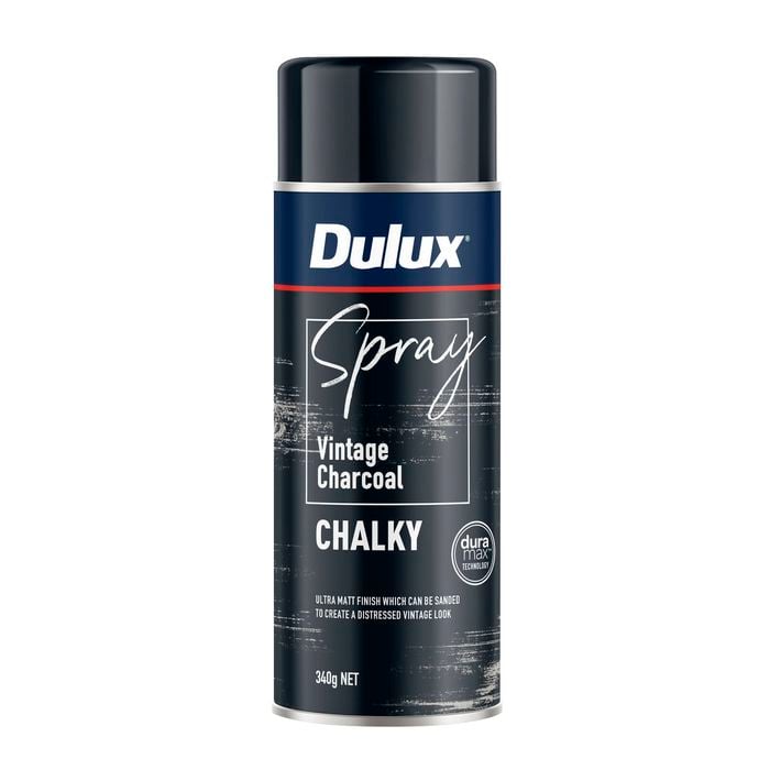 Dulux 340g Vintage Charcoal Chalky Spray Paint