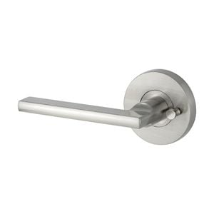 Sylvan Satin Nickel Plate Picton Privacy Lever Set 