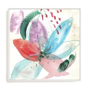 Artey | Frosted Garden III - Framed Canvas - White Frame - 120 x 120cm