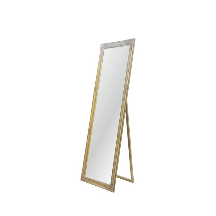 Elegant Collections Country Gold Free Standing Mirror – French Provincial