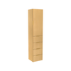 Lugna 2048 x 450 x 380mm Sand 3 Shelf 4 Drawer Right Hinged Door Storage Cabinet