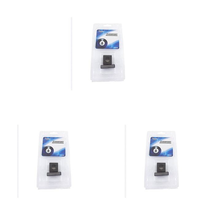 3PK Formula Sports Magnetic Pool/Billiards Chalk Holder - Black